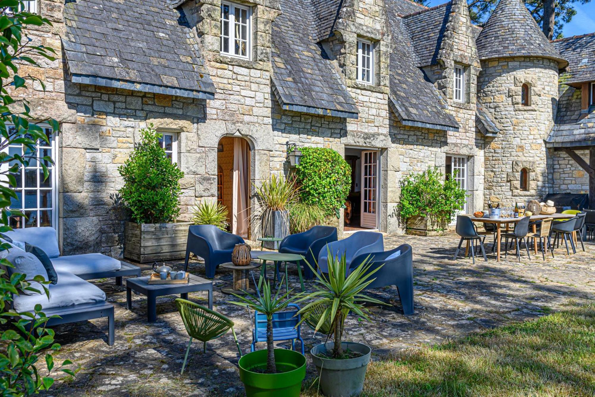 Le Manoir De Saint Brendan Villa Baden Bagian luar foto
